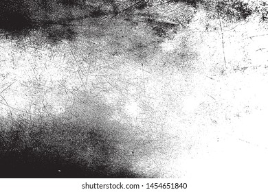 Black Grainy Texture Isolated On White Background. Dust Overlay. Dark Noise Granules. Digitally Generated Image. Vector Design Elements
