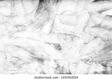 Black Grainy Texture Isolated On White Background. Dust Overlay. Dark Noise Granules. Digitally Generated Image. Vector Design Elements
