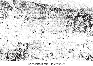 Black Grainy Texture Isolated On White Background. Dust Overlay. Dark Noise Granules. Digitally Generated Image. Vector Design Elements
