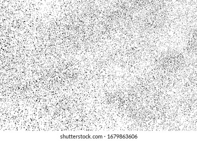 Black grainy texture isolated on white background. Dust overlay. Dark noise granules. Digitally generated image. Vector design elements. Illustration, Eps 10.