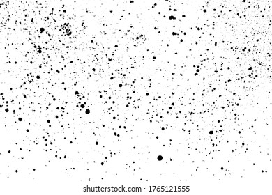 Schwarze graue Textur einzeln auf weißem Hintergrund. Staubüberlagerung. Dunkle Geräuschgranulaten. Digitales Bild. Vektordesign-Elemente, Illustration, EPS10.