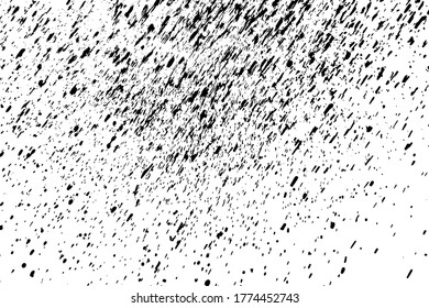 Black grainy texture isolated on white background. Dust overlay. Dark noise granules. Digitally generated image. Vector design elements. Illustration, Eps 10.