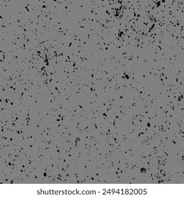 Black Grainy Texture Isolated On White Background. Dust Overlay. Dark Noise Granules. Digitally Generated Image. Vector Design Elements, Illustration, Eps 10.