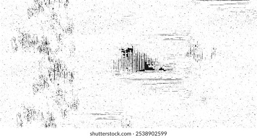 Black grainy texture isolated on white background. Grunge abstract monochrome. Grunge design elements. Vector illustration, eps 10.