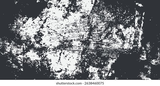 Black grainy texture isolated on white background. Distress overlay textured. Grunge design elements. Vector illustration,eps 10.