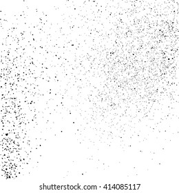 Black grainy texture isolated on white background. Grunge design elements. Vector illustration,eps 10.