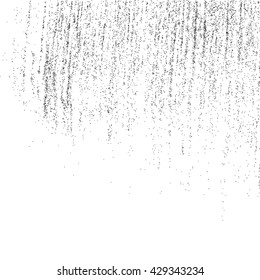 Black grainy texture isolated on white background. Grunge design elements. Vector illustration,eps 10.