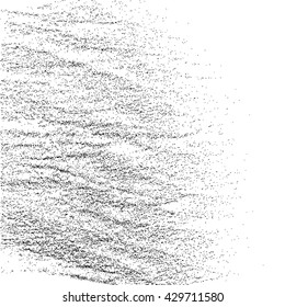 Black grainy texture isolated on white background. Grunge design elements. Vector illustration,eps 10.
