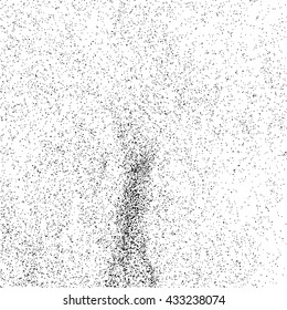 Black grainy texture isolated on white background. Grunge design elements. Vector illustration,eps 10.