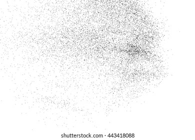 Black grainy texture isolated on white background. Grunge design elements. Vector illustration,eps 10.