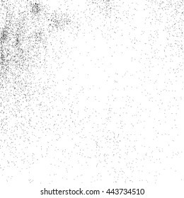 Black grainy texture isolated on white background. Grunge design elements. Vector illustration,eps 10.