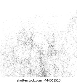 Black grainy texture isolated on white background. Grunge design elements. Vector illustration,eps 10.