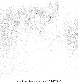 Black grainy texture isolated on white background. Grunge design elements. Vector illustration,eps 10.