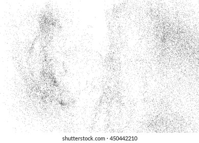 Black grainy texture isolated on white background. Grunge design elements. Vector illustration,eps 10.