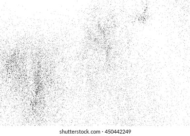 Black grainy texture isolated on white background. Grunge design elements. Vector illustration,eps 10.