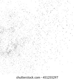 Black grainy texture isolated on white background. Grunge design elements. Vector illustration,eps 10.