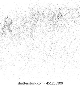 Black grainy texture isolated on white background. Grunge design elements. Vector illustration,eps 10.