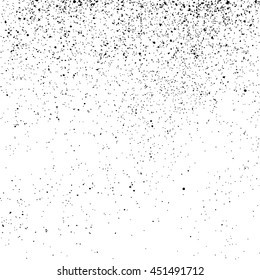 Black grainy texture isolated on white background. Grunge design elements. Vector illustration,eps 10.