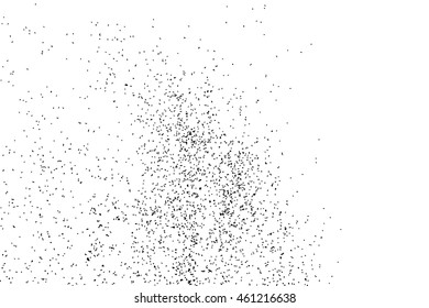 Black grainy texture isolated on white background. Distress overlay textured. Grunge design elements. Vector illustration,eps 10.