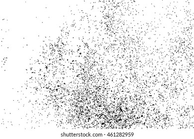 Black grainy texture isolated on white background. Distress overlay textured. Grunge design elements. Vector illustration,eps 10.