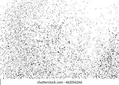 Black grainy texture isolated on white background. Distress overlay textured. Grunge design elements. Vector illustration,eps 10.