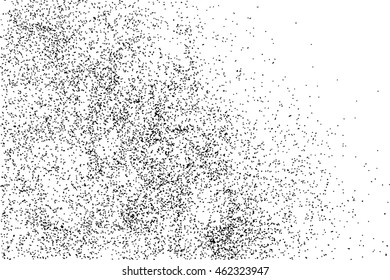 Black grainy texture isolated on white background. Distress overlay textured. Grunge design elements. Vector illustration,eps 10.
