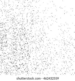 Black grainy texture isolated on white background. Distress overlay textured. Grunge design elements. Vector illustration,eps 10.