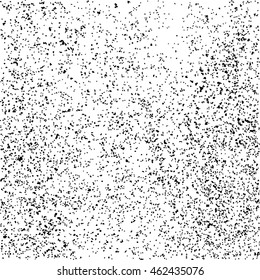 Black grainy texture isolated on white background. Distress overlay textured. Grunge design elements. Vector illustration,eps 10.