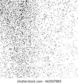 Black grainy texture isolated on white background. Distress overlay textured. Grunge design elements. Vector illustration,eps 10.