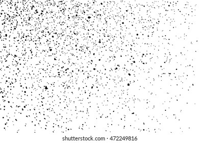 Black grainy texture isolated on white background. Distress overlay textured. Grunge design elements. Vector illustration,eps 10.