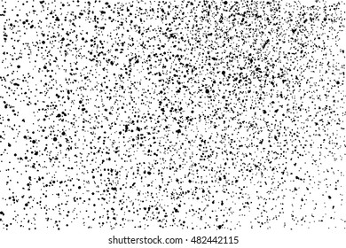 Black grainy texture isolated on white background. Distress overlay textured. Grunge design elements. Vector illustration,eps 10.