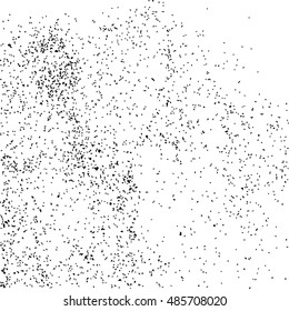 Black grainy texture isolated on white background. Distress overlay textured. Grunge design elements. Vector illustration,eps 10.