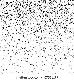 Black grainy texture isolated on white background. Distress overlay textured. Grunge design elements. Vector illustration,eps 10.
