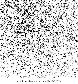 Black grainy texture isolated on white background. Distress overlay textured. Grunge design elements. Vector illustration,eps 10.