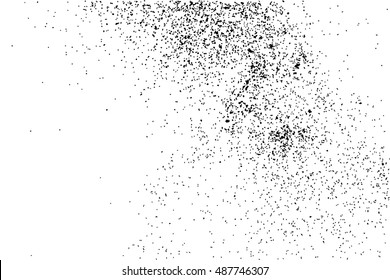 Black grainy texture isolated on white background. Distress overlay textured. Grunge design elements. Vector illustration,eps 10.