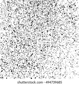 Black grainy texture isolated on white background. Distress overlay textured. Grunge design elements. Vector illustration,eps 10.