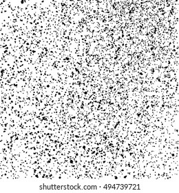 Black grainy texture isolated on white background. Distress overlay textured. Grunge design elements. Vector illustration,eps 10.
