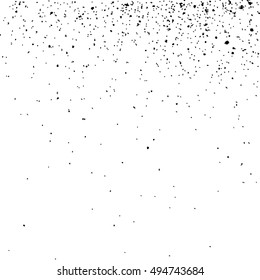 Black grainy texture isolated on white background. Distress overlay textured. Grunge design elements. Vector illustration,eps 10.