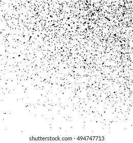 Black grainy texture isolated on white background. Distress overlay textured. Grunge design elements. Vector illustration,eps 10.