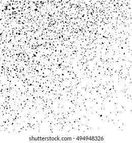 Black Grainy Texture Isolated On White Stock Vector (Royalty Free ...