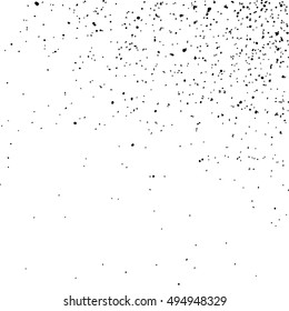 Black grainy texture isolated on white background. Distress overlay textured. Grunge design elements. Vector illustration,eps 10.