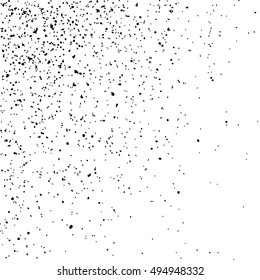 Black grainy texture isolated on white background. Distress overlay textured. Grunge design elements. Vector illustration,eps 10.
