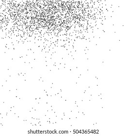 Black grainy texture isolated on white background. Distress overlay textured. Grunge design elements. Vector illustration,eps 10.