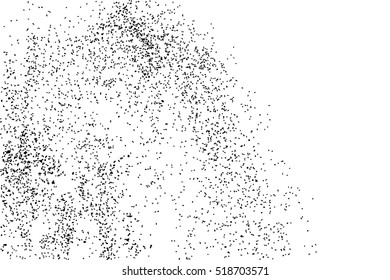 Black grainy texture isolated on white background. Distress overlay textured. Grunge design elements. Vector illustration,eps 10.