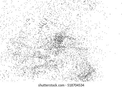 Black grainy texture isolated on white background. Distress overlay textured. Grunge design elements. Vector illustration,eps 10.