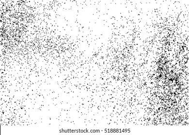 Black grainy texture isolated on white background. Distress overlay textured. Grunge design elements. Vector illustration,eps 10.