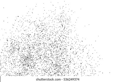 Black grainy texture isolated on white background. Distress overlay textured. Grunge design elements. Vector illustration,eps 10.