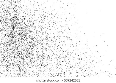 Black grainy texture isolated on white background. Distress overlay textured. Grunge design elements. Vector illustration,eps 10.