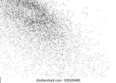 Black grainy texture isolated on white background. Distress overlay textured. Grunge design elements. Vector illustration,eps 10.