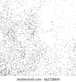 Black grainy texture isolated on white background. Distress overlay textured. Grunge design elements. Vector illustration,eps 10.